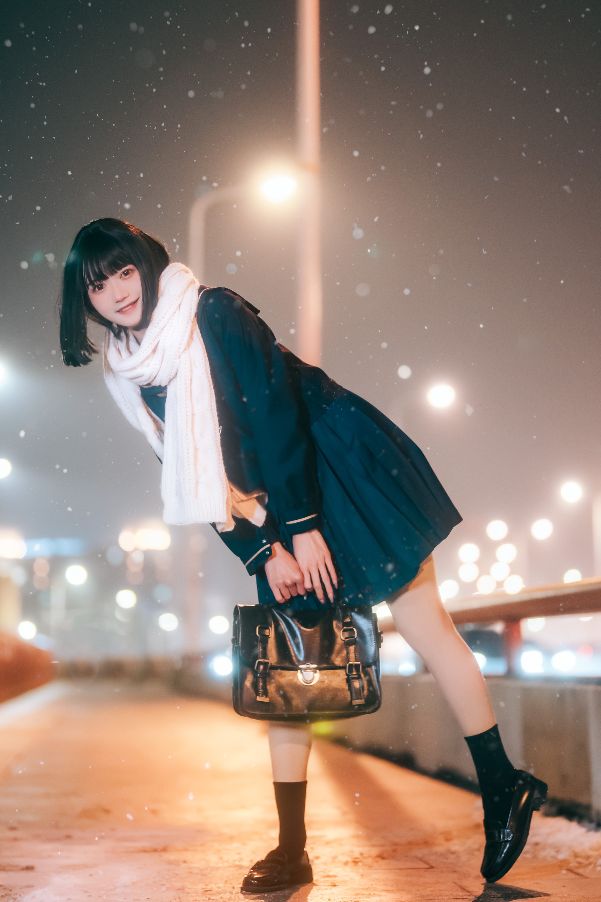 图片[1]-兔子Zzz不吃胡萝卜 – NO.036 雪夜[22P]-XikXak